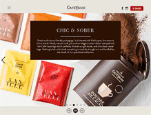 Tablet Screenshot of cafe-tasse.com